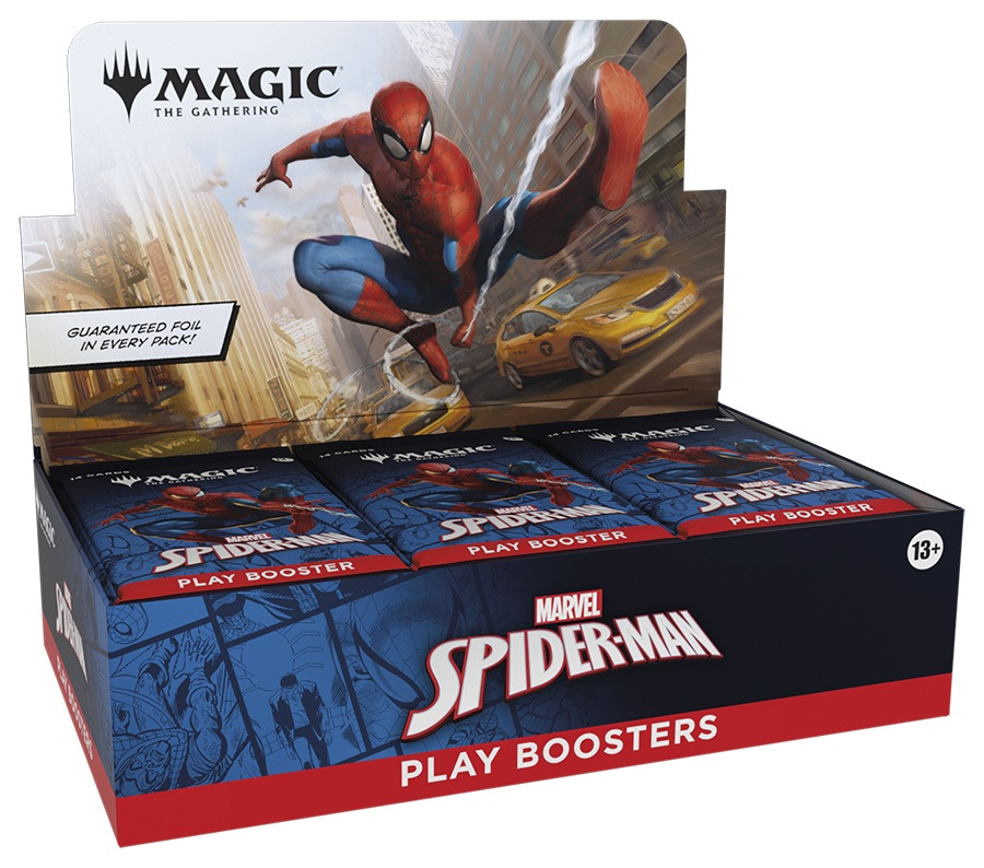 Magic the Gathering : The Card Game - Spiderman Play Boosters (30 Boosters Per Display)