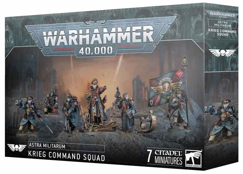 WarHammer 40,000 : Astra Militarum - Krieg Command Squad