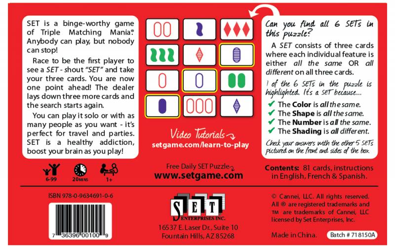 SET The Family Game