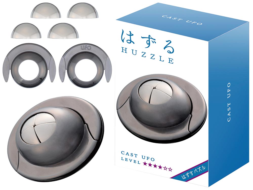 Hanayama Cast Puzzle : Level 4 - UFO Huzzle