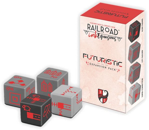 Railroad Ink : Challenge Dice - Future Pack Expansion