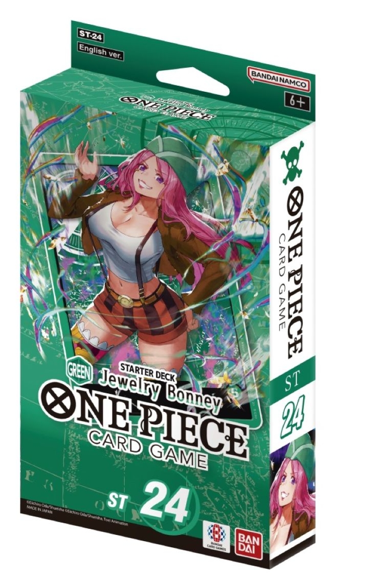 One Piece Card Game : Starter Deck - (Green) Jewelry Bonney [ST-24]