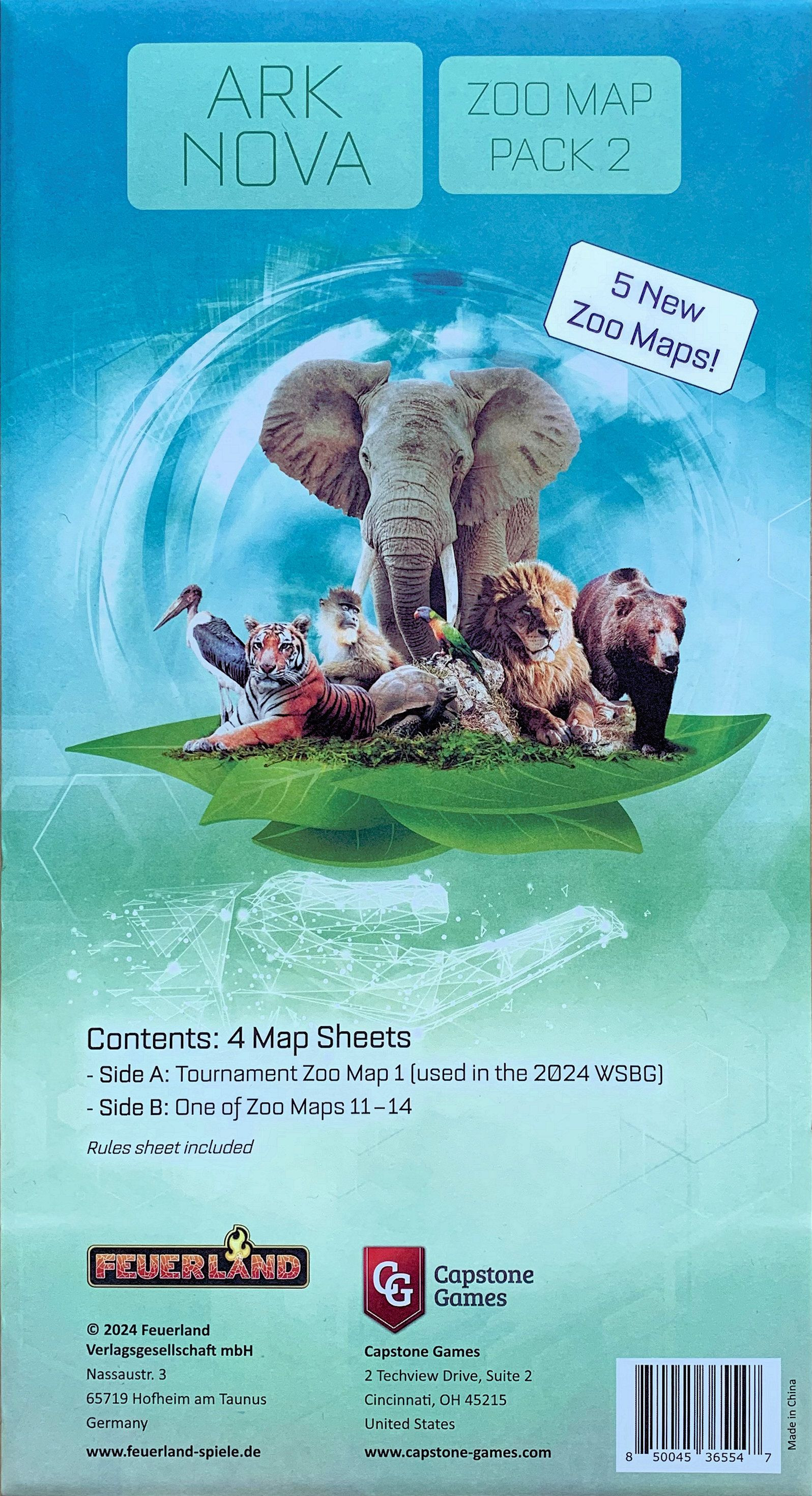 Ark Nova : Zoo Map Pack 2 Expansion