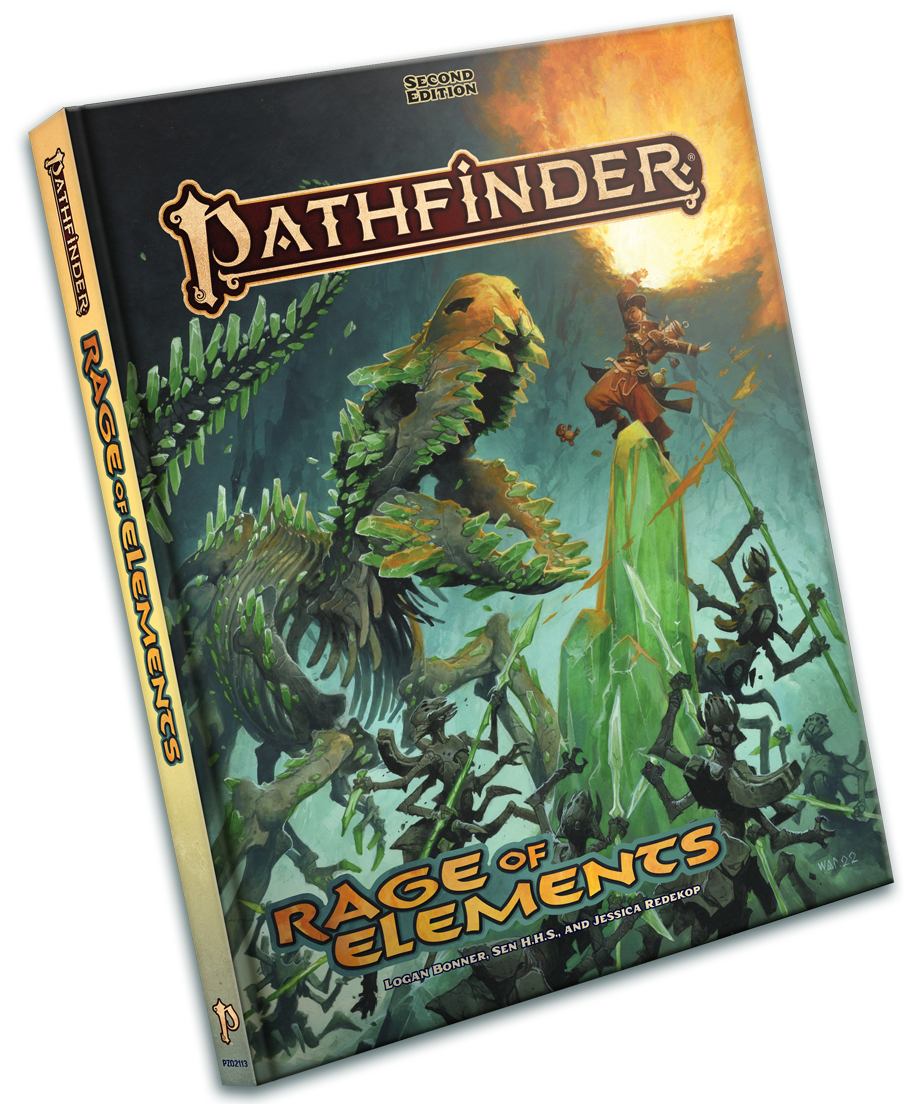 Pathfinder Second Edition : Rulebook - Rage of Elements Hardcover