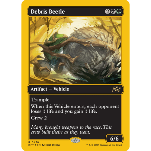 Card Single : Debris Beetle (First-Place Foil) [Aetherdrift] IN-STORE PURCHASE ONLY