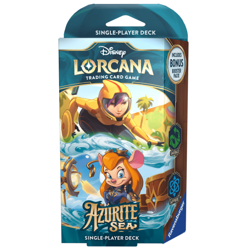 Disney Lorcana : Azurite Sea Starter Deck - Emerald and Sapphire