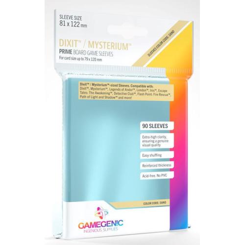 Gamegenic : Prime Board Game Sleeves - Dixit/Mysterium (81mm x 122mm) (90 Sleeves Per Pack)