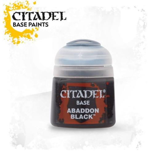 Citadel Base Paint : Abaddon Black