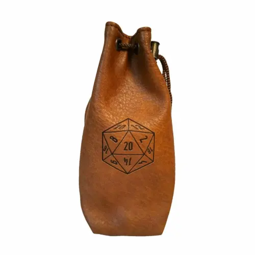 Dice Bag : Small Brown