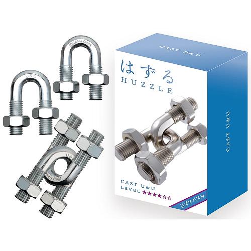 Hanayama Cast Puzzle : Level 4 - Cast U&U Huzzle