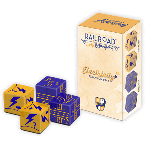 Railroad Ink : Challenge Dice - Electricity Pack Expansion