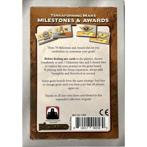 Terraforming Mars : Milestones And Awards Expansion