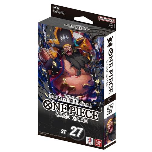 One Piece Card Game : Starter Deck - (Black) Marshall.D.Teach [ST-27]