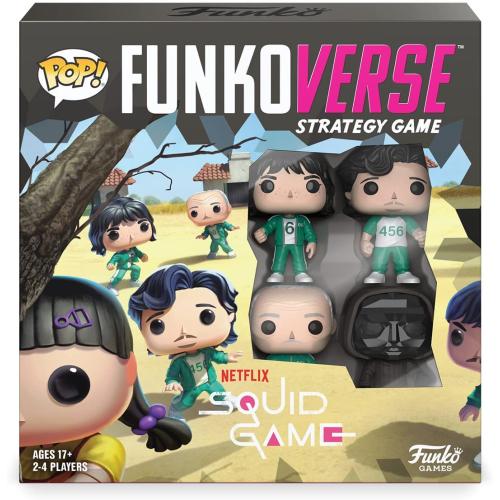 Funkoverse Squid Game 100 4 Pack Strategy Board Game