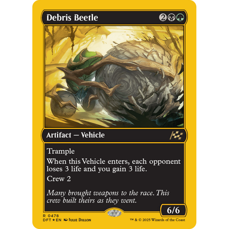 Card Single : Debris Beetle (First-Place Foil) [Aetherdrift] IN-STORE PURCHASE ONLY