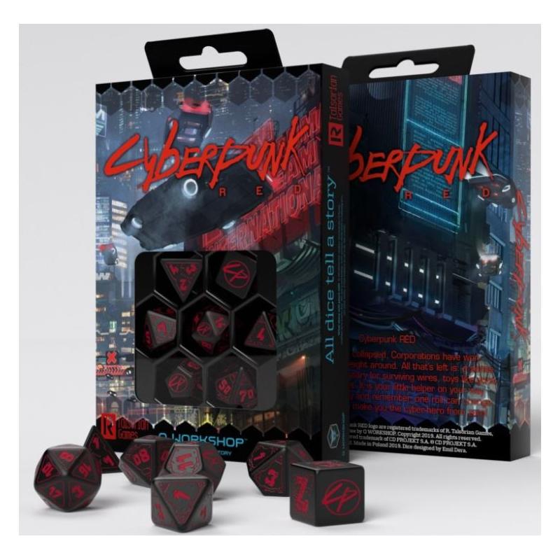 Cyberpunk : Role Playing Game - Dice Set (Set of 7)