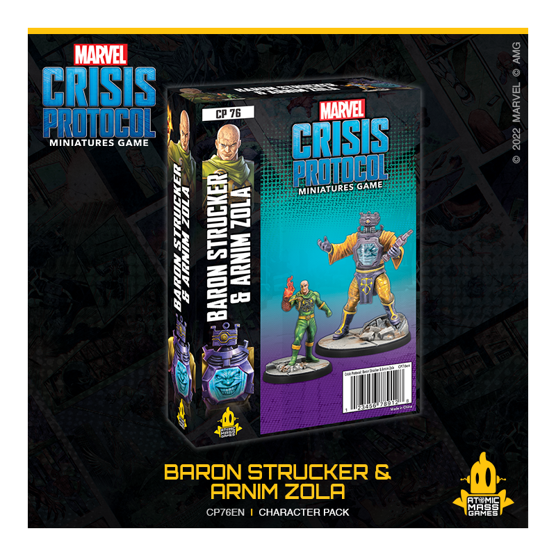 Marvel Crisis Protocol : Baron Strucker and Arnim Zola Character Pack