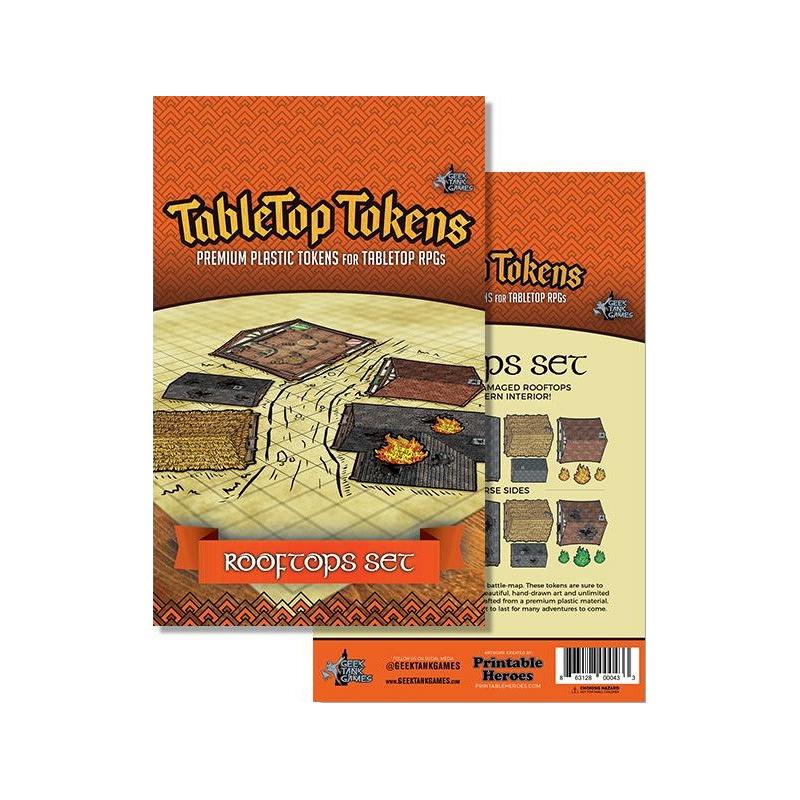 GTG Minis : Tabletop Tokens - Rooftops Set